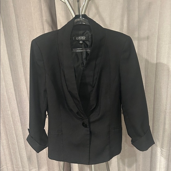 Kasper Women's Classic Black Suit Jacket - Picture 1 of 5
